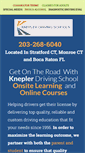 Mobile Screenshot of kneplerdrivingschools.com